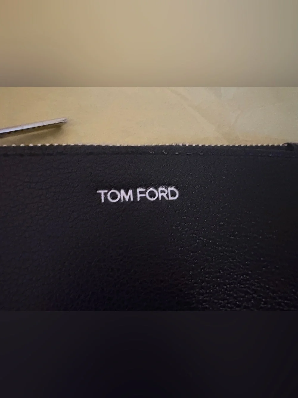 TOM FORD BEAUTY | NWOT BLACK LUXURY COSMETIC ZIP POUCH